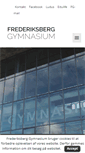 Mobile Screenshot of frberg-gym.dk
